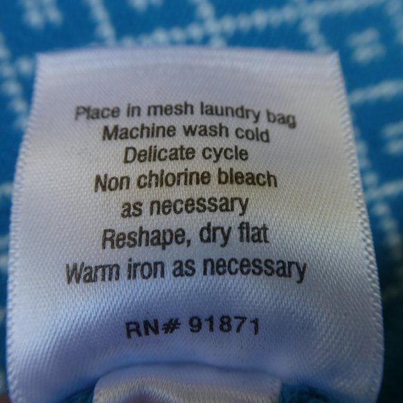 Norm Thompson Outfitters Fair Isle Sweater Embroidered Cotton Silver Metal Clasp - Picture 7 of 7